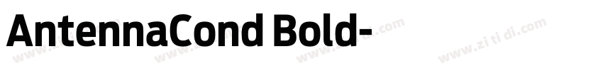 AntennaCond Bold字体转换